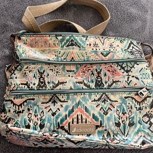 Sakroots Pastel Patterned Crossbody Bag